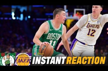 INSTANT REACTION: Payton Pritchard puts on a show as Celtics DOMINATE Lakers