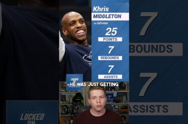 POSTGAME: Khris Middleton ENDS Dallas Mavericks 10-game losing streak in win vs Indiana Pacers