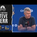Head coach Steve Kerr shares how Warriors outmatched tired Nuggets team | NBC Sports Bay Area