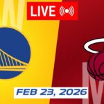 NBA LIVE! Golden State Warriors vs Miami Heat | February 23, 2026 | 2026 NBA Season Live 2K