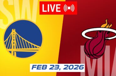 NBA LIVE! Golden State Warriors vs Miami Heat | February 23, 2026 | 2026 NBA Season Live 2K