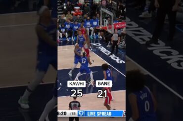 Kawhi and Bane put on a show 🍿