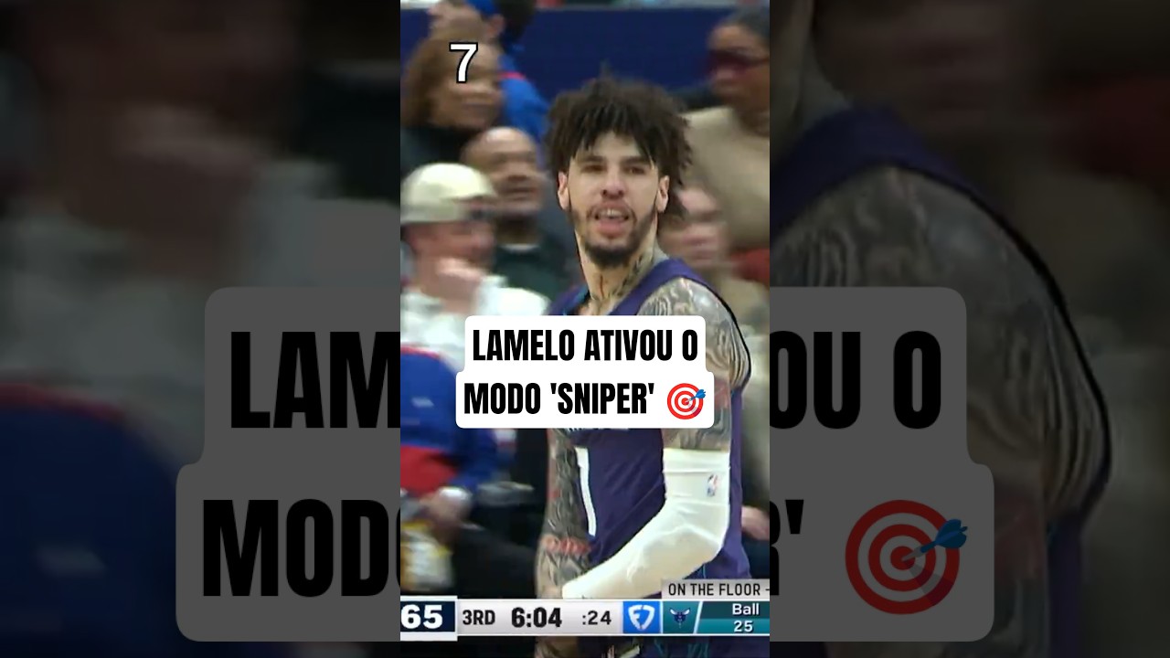 LaMelo Ball estava IMPARÁVEL contra os Wizards! 🔥 #NBA #LaMelo #shorts