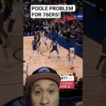 Jordan Poole PROBLEM for SIXERS! #shorts
