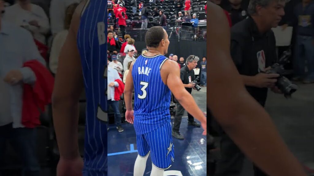 BANE WALKS OFF VS CLIPPER YESTERDAY!