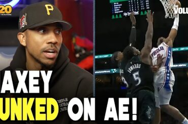 Jeff Teague REACTS to Tyrese Maxey’s CRAZY DUNK over Anthony Edwards: “1st Team All-NBA” | Club 520