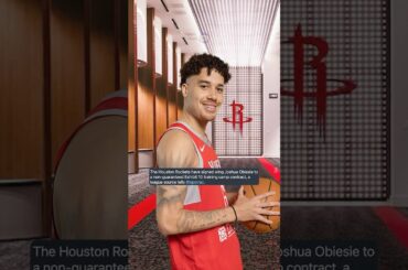 "Bei den Houston Rockets konnte ich nicht Nein sagen!" Joshua Obiesie in der NBA G-League🔥