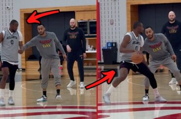 Jonathan Kuminga FIRST PRACTICE in Atlanta Hawks! Shooting, Dribbling & Footwork