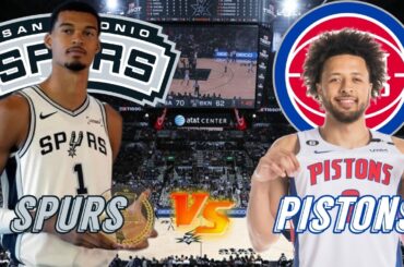 San Antonio Spurs vs Detroit Pistons Live Play by Play & Scoreboard