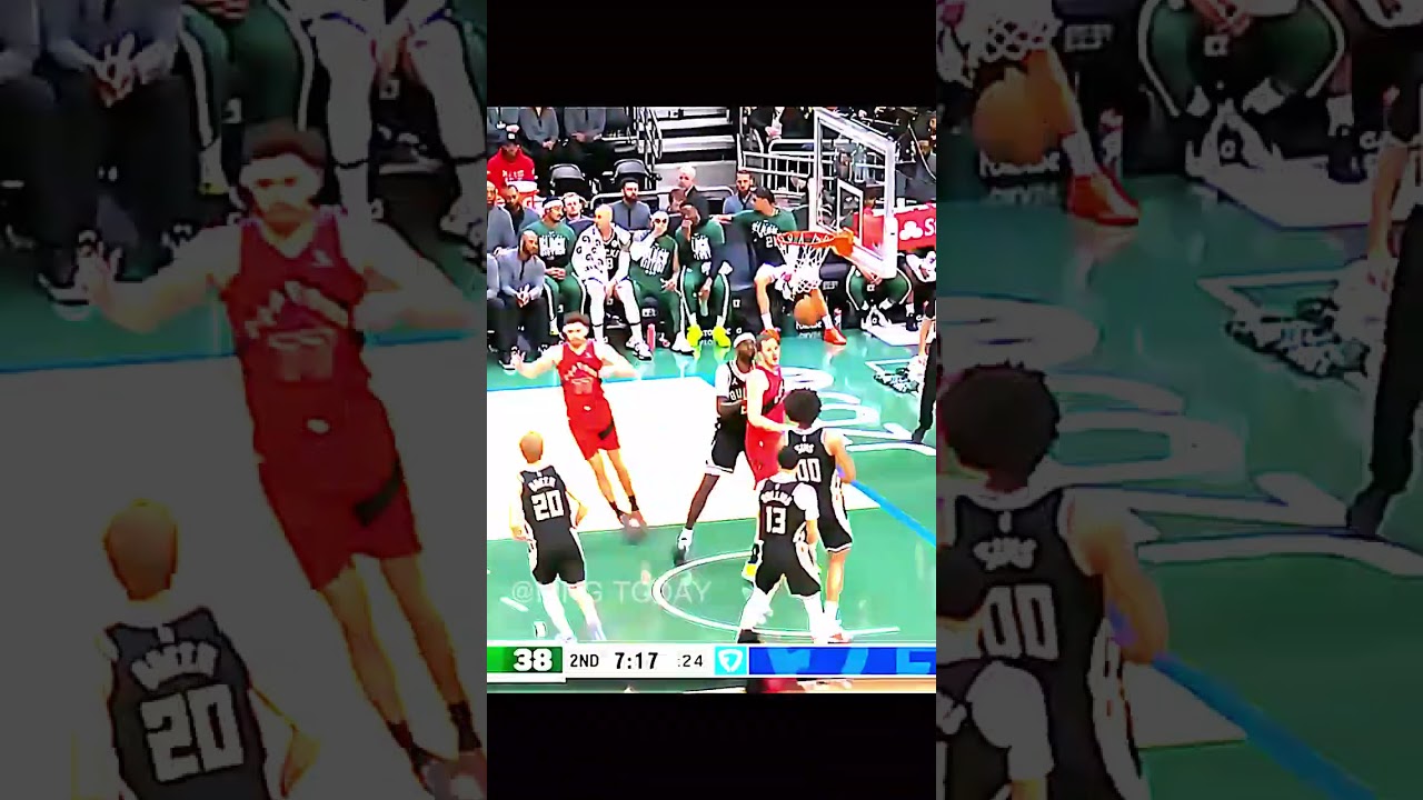 Raptors CRUSH Bucks in Milwaukee! 🏀 #NBA #Basketball #Shorts #Highlights #usashorts