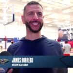 James Borrego on Dejounte Murray, rotation decisions | Pelicans Practice 2/23/26