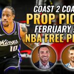A Very High-Scoring Game Between Sacramento & Memphis? | NBA Player Props & Best Bets (2/23/26)