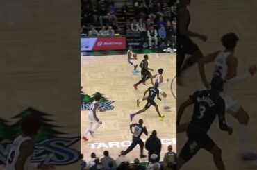 Tyrese Maxey elevated above everyone for this MONSTER slam. 😱