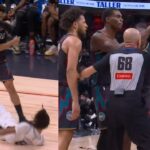 Pistons and Spurs get into it after Cade Cunningham shoves Stephon Castle