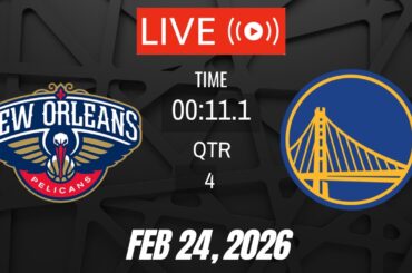 NBA LIVE! Golden State Warriors vs New Orleans Pelicans I February 24, 2026 Warriors vs NOPA 2K