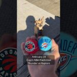 Cujo’s NBA PICKS | Thunder vs Raptors 🐕 02-24-2026 #CujoCatches