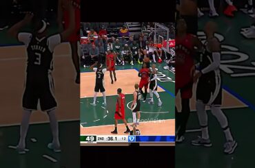 NO MERCY! Raptors crush the Bucks! 🦖🔥 #NBA #Basketball #Shorts #Highlights #usashorts