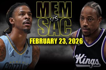 Memphis Grizzlies vs Sacramento Kings Full Game Highlights – February 23, 2026 | NBA Season