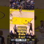 Brandin Podziemski took over in the 4th  | #shorts