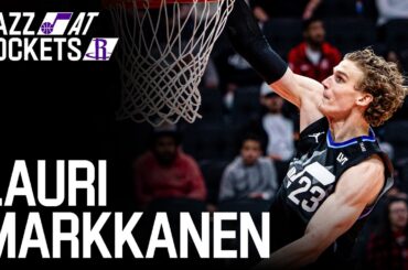 LAURI MARKKANEN goes for 29 IN HOUSTON 🤠 | UTAH JAZZ