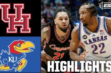 Houston Cougars vs. Kansas Jayhawks | Full Game Highlights | ESPN College Basketball