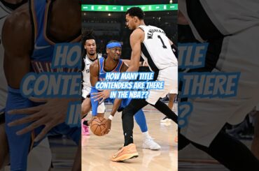 Only Four Title Contenders In the NBA #shorts #celtics #pistons #spurs #thunder