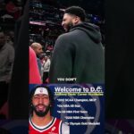 Anthony Davis on the championship winning pedigree he brings to Wizards 🏆 🏀 #wizards #nba #shorts