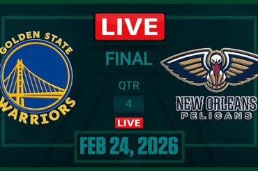 NBA LIVE!   Golden State WARRIORS  vs  New Orleans PELICANS  |  NBA Regular Season   |   NBA 2K26 |