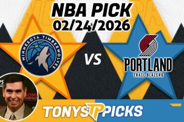 Minnesota Timberwolves vs Portland Trail Blazers Pick 2/24/26 NBA Pick Prediction