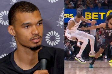 Victor Wembanyama sounds off on Pistons physical defense on him