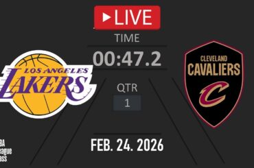 NBA LIVE NOW! Los Angeles Lakers vs Cleveland Cavaliers | Feb. 24, 2026 | Cavs vs Lakers NBA 2K26