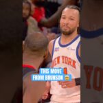 JALEN BRUNSON. ICE COLD. 🥶 #nyknicks #nba #jalenbrunson #basketballshorts