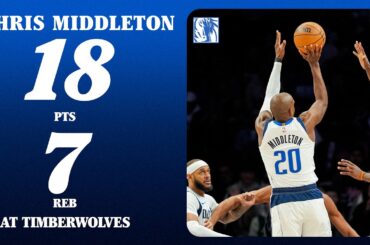 Khris Middleton (18 PTS 7 REB) at Minnesota Timberwolves | February 20, 2026