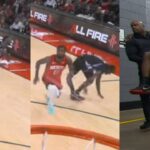 Tari Eason bumps Vince Williams Jr into knee injury and gets carried to locker room 😬