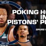 Spurs vs. Pistons REACTION 🔥 Is Detroit more FALLIBLE than it seems? 😬 | Get Up