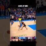 They Kept Sharing the Ball Until iHart Hit the Dagger 🫵 Cavs vs OKC #nba #shorts