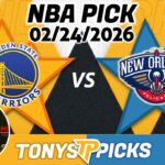 Golden St Warriors vs New Orleans Pelicans Pick 2/24/26 NBA Pick Prediction