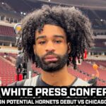 PRESS CONFERENCE: Coby White On Potential Hornets Debut vs Chicago Bulls