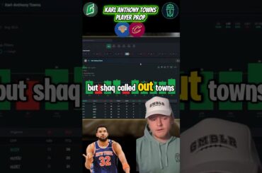 Karl Anthony Towns Player Prop (New York Knicks vs Cleveland Cavaliers) #shorts #knicks #cavaliers