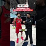 Dylan Harper as the All-Star Player Correspondent got to interview his favorite player. 🥹