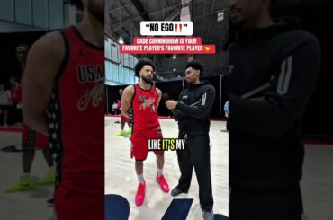 Dylan Harper as the All-Star Player Correspondent got to interview his favorite player. 🥹