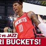 Rockets BLOWOUT Jazz DESPITE Turnovers As Jabari Smith Jr. SHINES & Kevin Durant FACILITATES