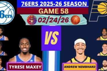 Philadelphia 76ers @ Indiana Pacers LIVE | Radio-Style Play-by-Play #76ers #sixers