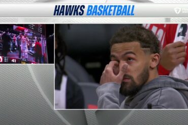 Trae Young tears up watching emotional Atlanta Hawks tribute video | NBA on ESPN