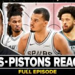 Spurs-Pistons Reaction: Wemby & Castle DOMINATE + Cade Cunningham learns important lessons