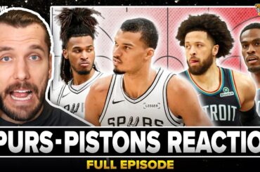 Spurs-Pistons Reaction: Wemby & Castle DOMINATE + Cade Cunningham learns important lessons