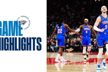 OKC Thunder at Toronto Raptors | Game Highlights | February 24th, 2026