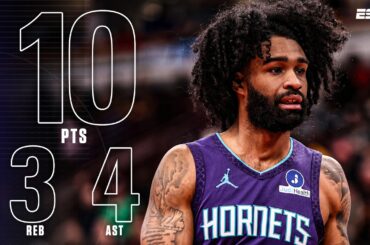 HIGHLIGHTS from Coby White in Hornets debut against his former team | NBA on ESPN