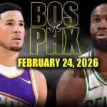 Boston Celtics vs Phoenix Suns Full Game Highlights – February 24, 2026 | NBA Season