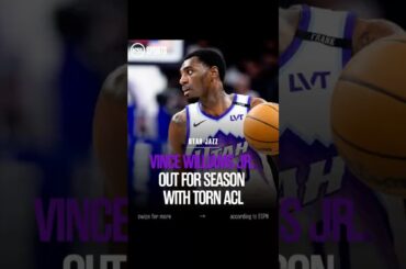 The loss of Vince Williams Jr. to a season ending ACL injury could impact the Utah Jazz next year